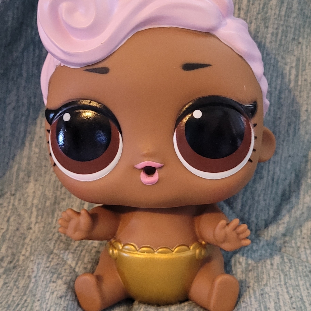 L.O.L. Surprise! Doll with Pink Hair and Gold Diaper
